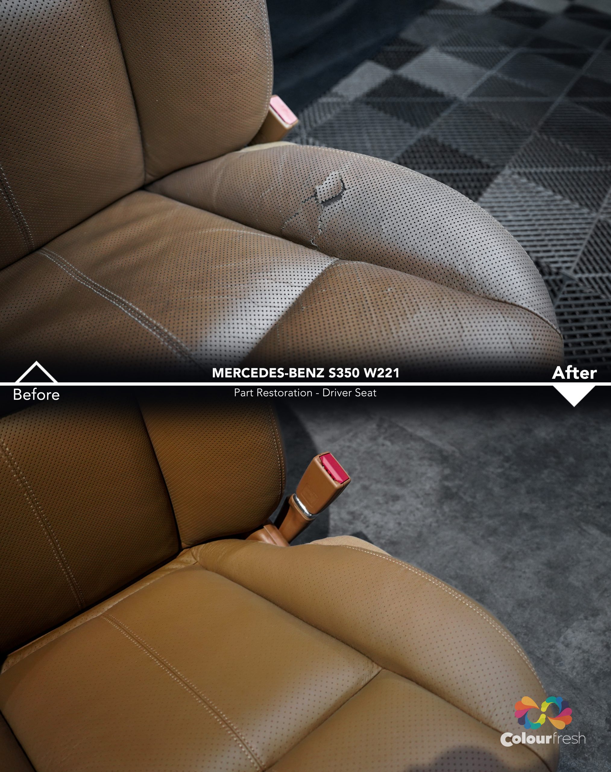 CF MBENZ S350 W221 SEAT 03